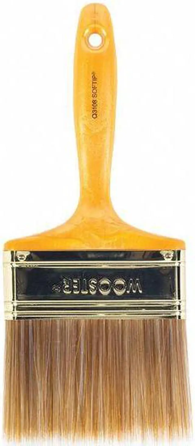 Alt view image 5 of 5 - WOOSTER Q3108-4 4" Trim/Wall Soft, Synthetic Bristle Bristle, Paint Brush,