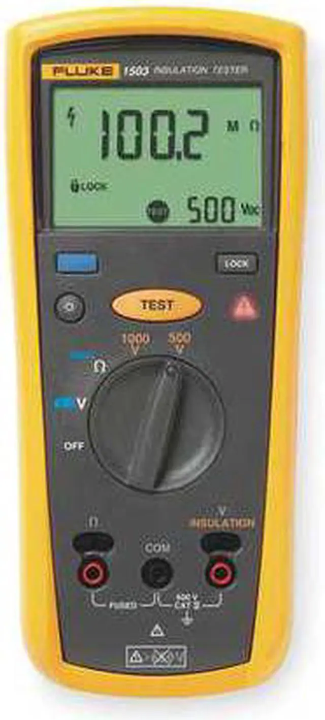 Alt view image 4 of 4 - Fluke 1503 Insulation Resistance Meter