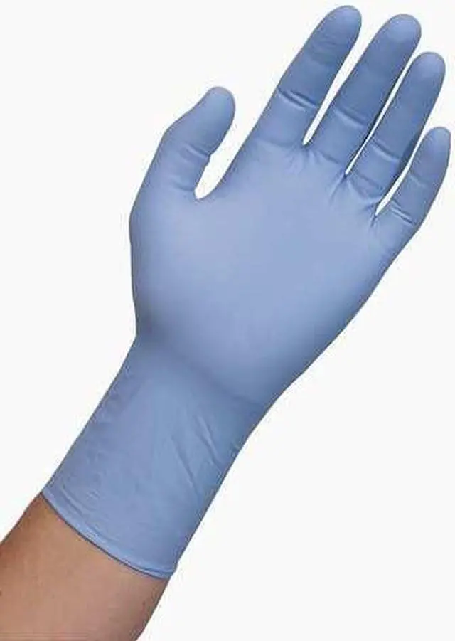 Alt view image 3 of 3 - ANSELL FFE-775-M Exam Gloves with Textured Fingertips, Nitrile, Powder Free,