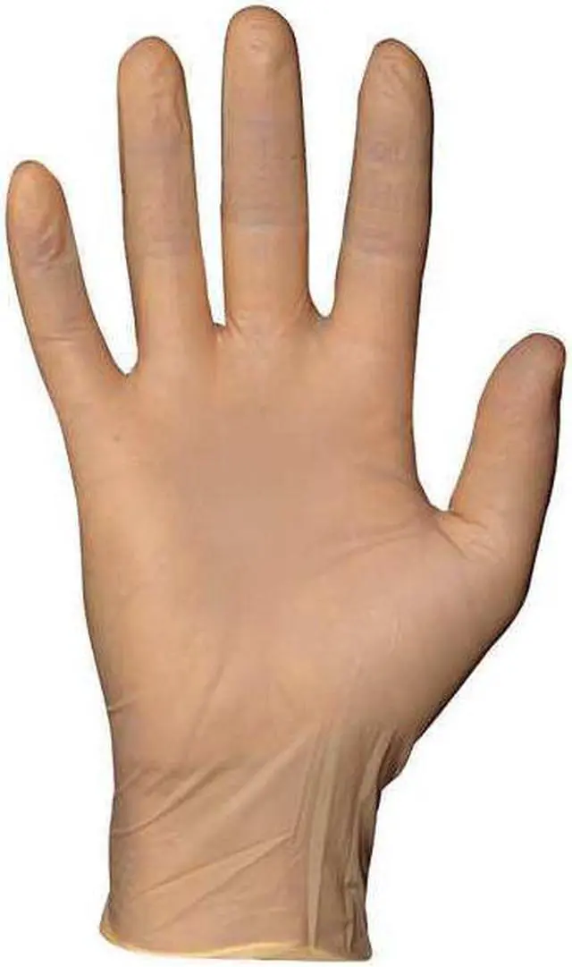 Alt view image 2 of 3 - ANSELL DGP-350-S Exam Gloves, Natural Rubber Latex, Powder Free, Natural, S,