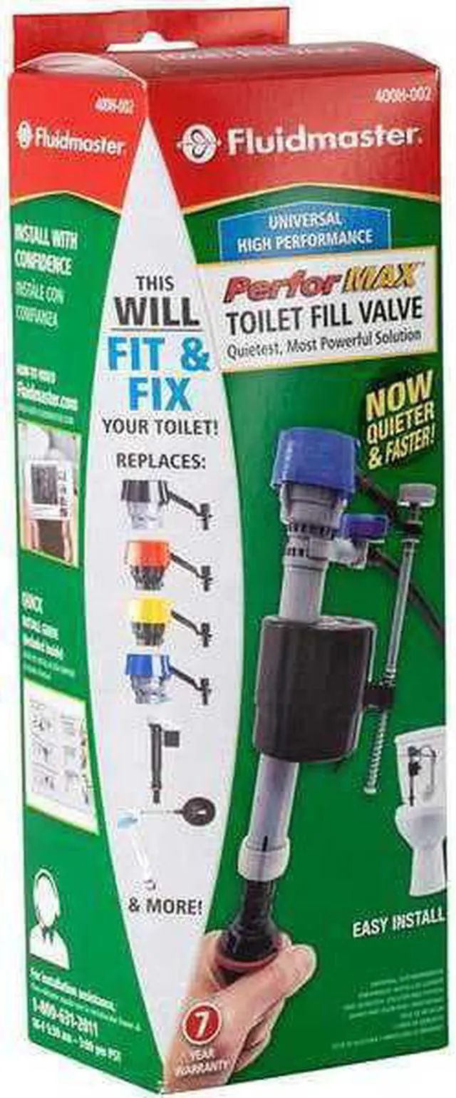 Alt view image 6 of 7 - Fluidmaster PerforMAX High Performance Fill Valve 400H-002-P10