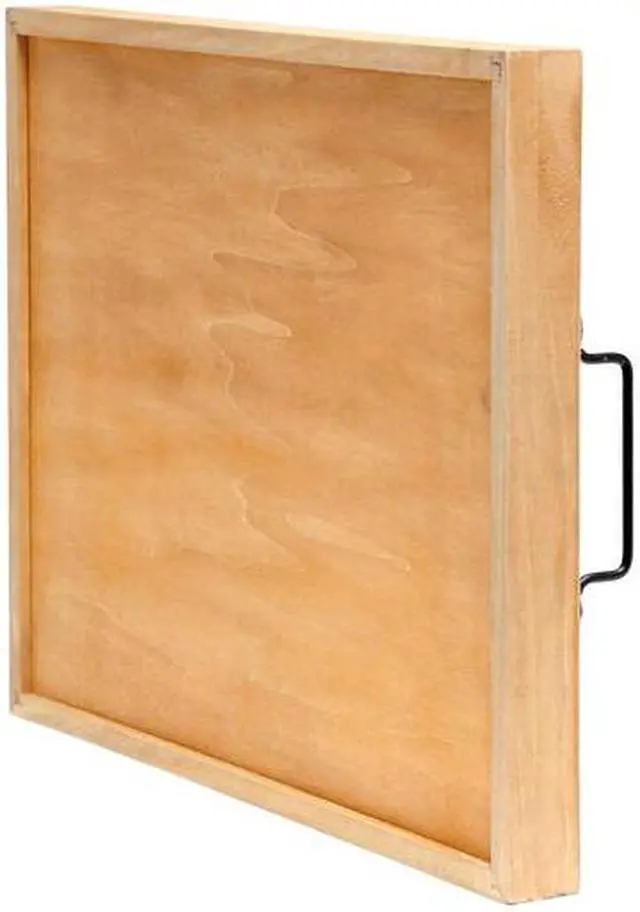 Alt view image 11 of 20 - Elegant Designs Decorative Wood Serving Tray w/ Handles, 15.50" x 12", "Thankful" HG2000-NTF
