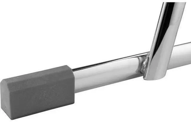 Alt view image 8 of 14 - NPS 6624 Series Elephant Z-Stool - Backless - Supports Up to 500 lb - 24" Seat Height - Black Seat, Chrome Frame