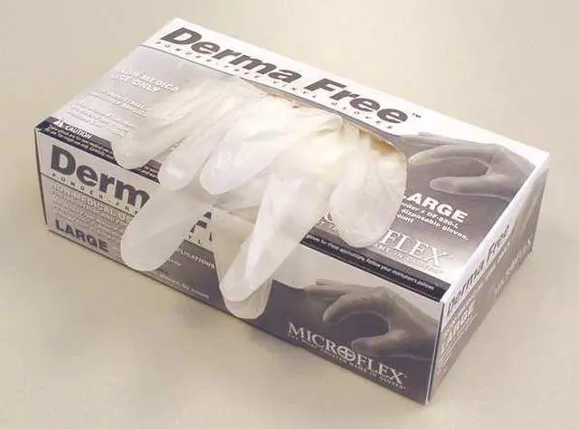 Alt view image 2 of 4 - ANSELL DF-850-XL Vinyl Exam Gloves, Vinyl, Powder Free, Clear, XL, 100 PK