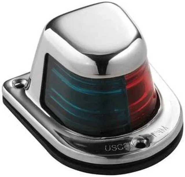 Alt view image 5 of 16 - ATTWOOD BI-COLOR LIGHT 12V RED GREEN W/ STAINLESS HOUSING