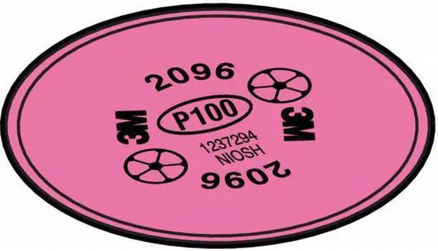 Alt view image 6 of 6 - 3M Particulate Filter P100 Nuisance Level Organic Vapor 2/PK 2097