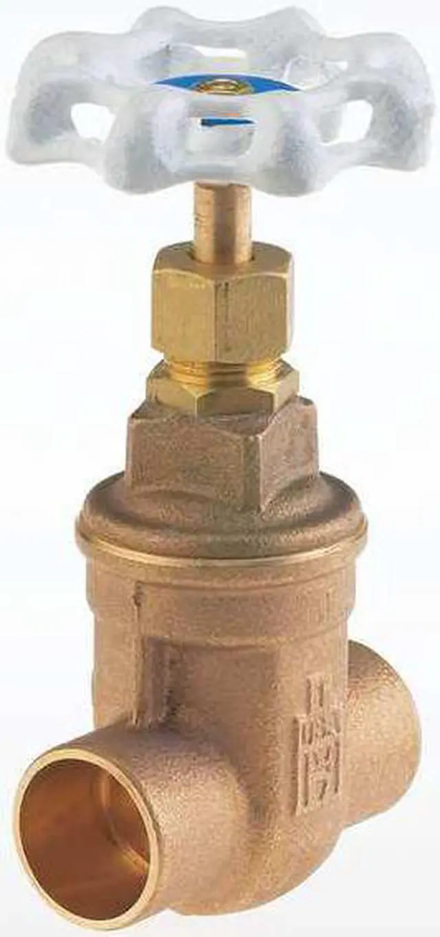 Alt view image 3 of 3 - MILWAUKEE VALVE UP115 2 Gate Valve,2 In.,Solder,Bronze
