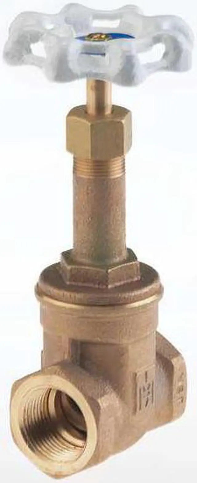 Alt view image 3 of 3 - MILWAUKEE VALVE UP148 1 Gate Valve,1 In.,Bronze,Rising Stem