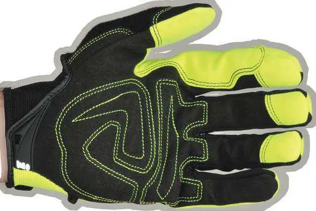 Alt view image 5 of 5 - IRONCLAD PERFORMANCE WEAR IVG2-06-XXL I-Viz(R) Hi-Vis Mechanics Gloves,