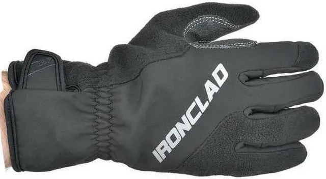 Alt view image 5 of 6 - IRONCLAD PERFORMANCE WEAR SMB2-04-L Cold Protection Gloves, Fleece Palm, Micro