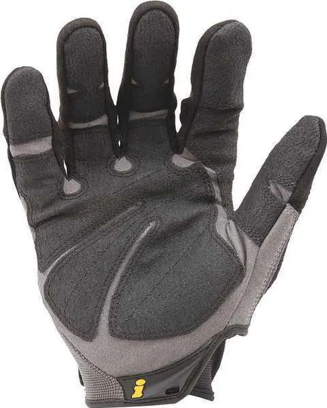 Alt view image 4 of 5 - Mechanics Gloves, Construction, L, Black, Pr