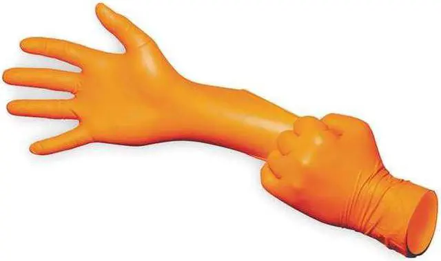 Alt view image 2 of 4 - ANSELL N481 N48, Disposable Gloves, 5.00 to 5.99 mil Palm, Nitrile,