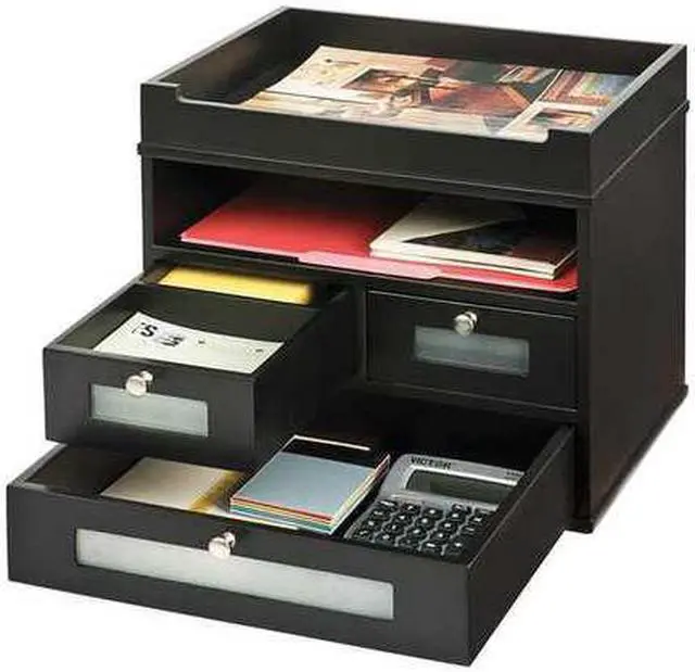 Alt view image 14 of 15 - VICTOR 5500-5 Tidy Tower,Black