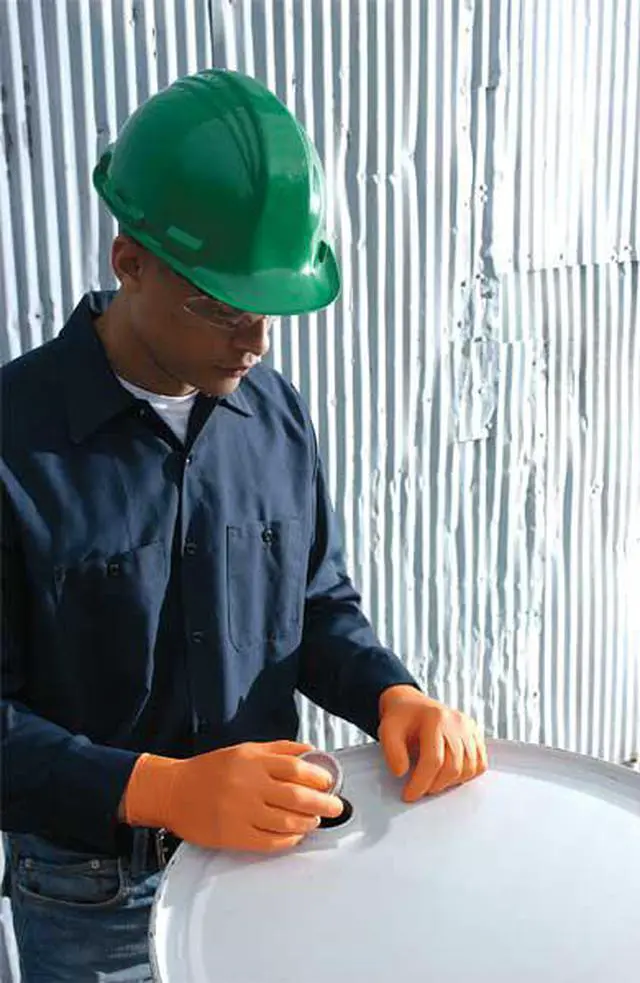Alt view image 4 of 4 - ANSELL N481 N48, Disposable Gloves, 5.00 to 5.99 mil Palm, Nitrile,