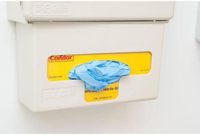 Alt view image 3 of 3 - CONDOR 2VLY3 Disposable Gloves, Nitrile, Powder Free, Blue, M, 100 PK