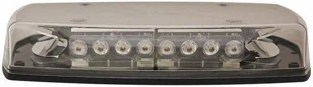 Alt view image 2 of 2 - ECCO 5597CA Mini Lightbar, LED, Amber/Clear, 15" L