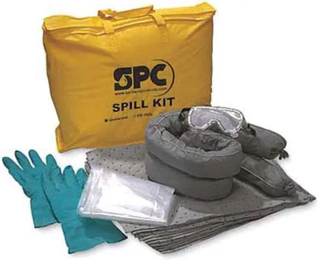 Alt view image 6 of 7 - BRADY SKH-PP Spill Kit, 5 gal Volume Absorbed per Kit, Bag, Yellow