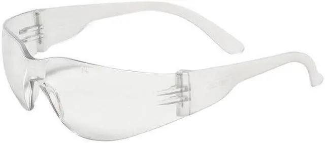 Alt view image 5 of 5 - CONDOR 1FYX6 Safety Glasses, Wraparound Clear Polycarbonate Lens,