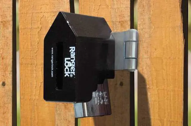 Alt view image 8 of 8 - RANGER LOCK RGET-00 Padlock Guard,Hardened Steel,Blk,5-1/4"L