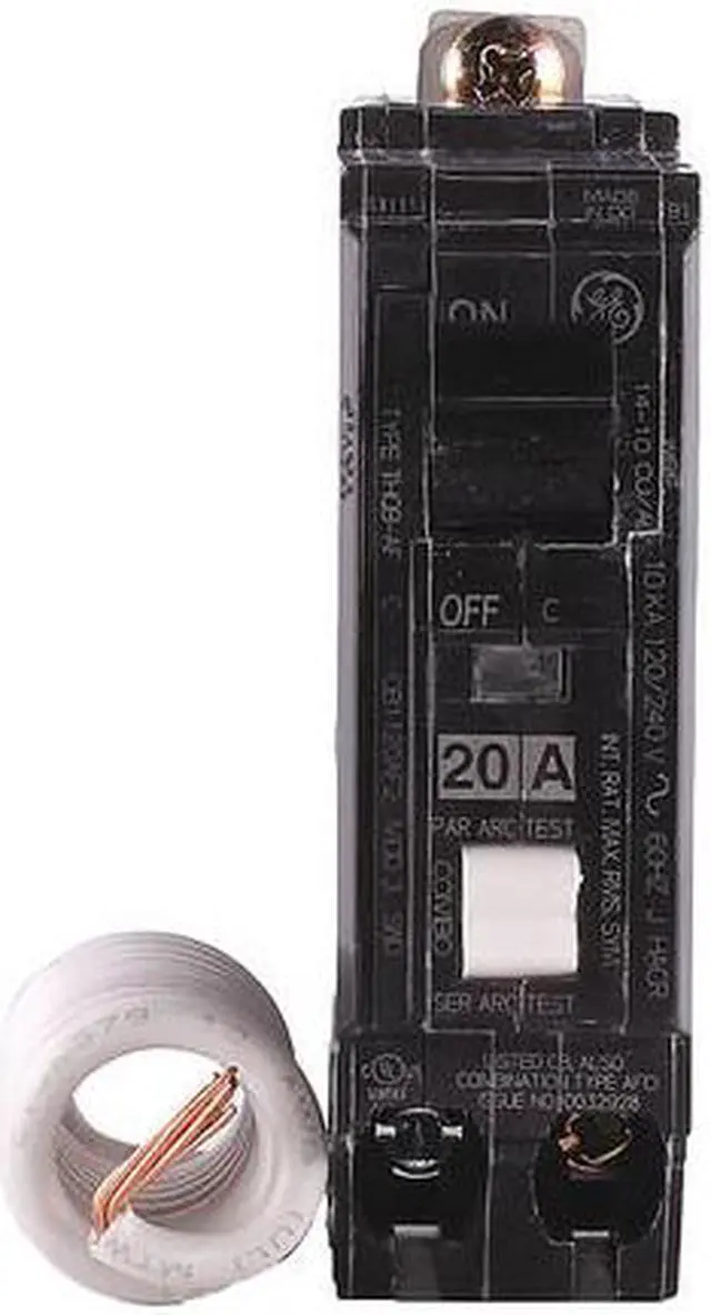 Alt view image 2 of 2 - GE Industrial - THQL1120AF2 - 20A - Arc Fault - 1 Pole - 120/240V - 10kAIC - Q-Line Series Circuit Breaker