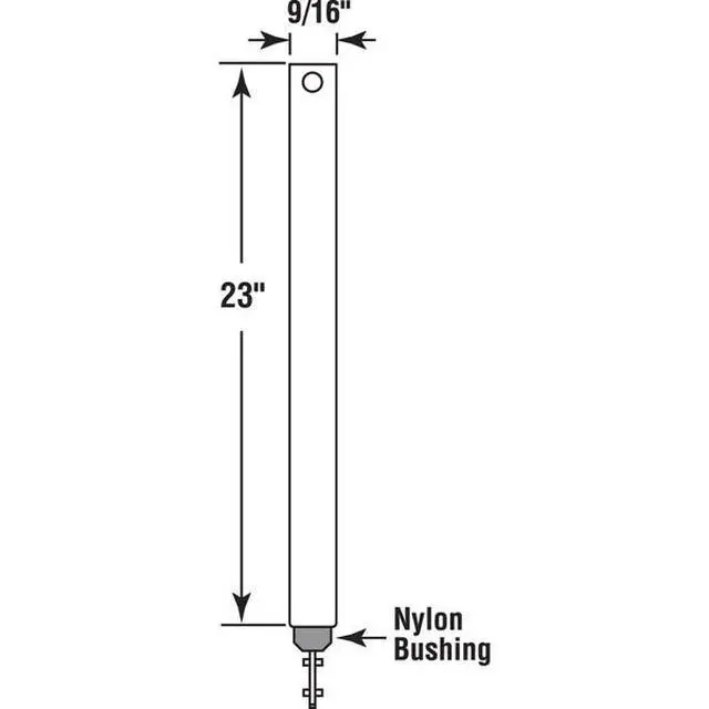 Alt view image 3 of 3 - PRIME-LINE FH 2320 9/16 in. x 23 in. Spiral Tilt Balance, Red Tip (Single Pack)