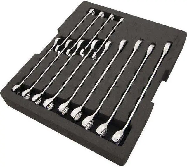 Alt view image 2 of 6 - DYNAMIC D105108 Tools 14 Piece Metric Combination Wrench Set With Foam Tool