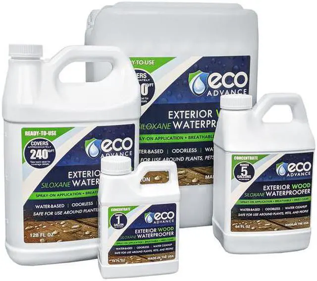 Alt view image 3 of 4 - ECO ADVANCE EAWOD640PD Exterior Wood Waterproofer, 5 Gallon