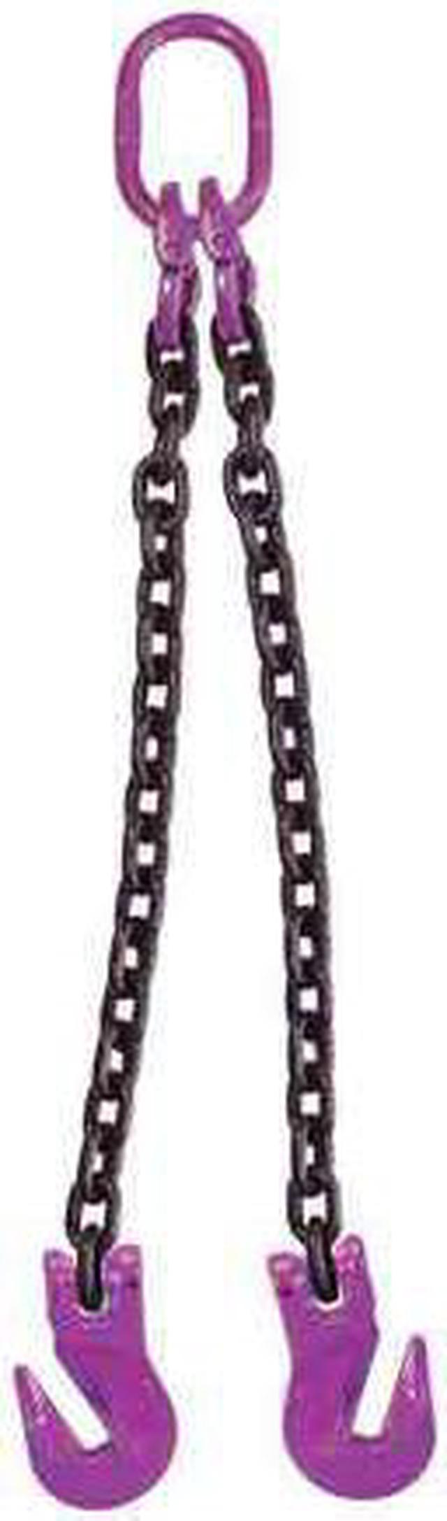 US Cargo Control 58G100QOGA-20 5/8 x 20' - Adjustable 4 Leg Chain SLI