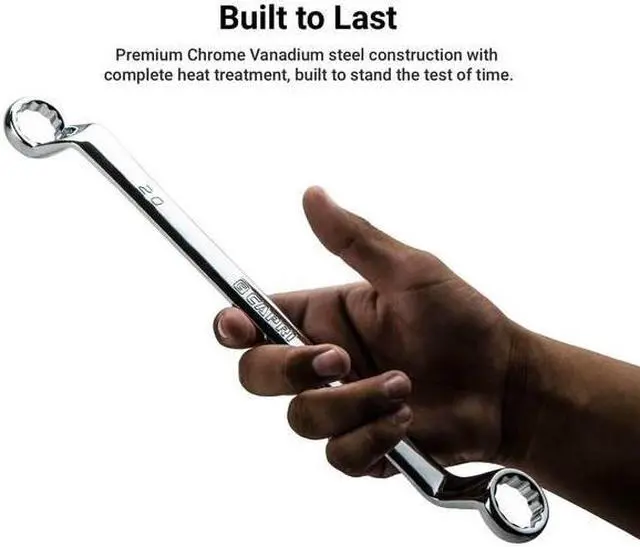 Alt view image 4 of 6 - CAPRI TOOLS CP11950-1719 17 mm x 19 mm 75-Degree Deep Offset Double Box End