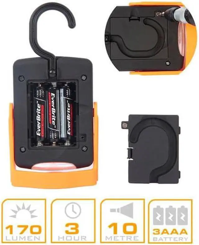 Alt view image 6 of 7 - PRIME-LINE E007002 LED Flashlight and Work Light Set, Includes AAA Batteries 1
