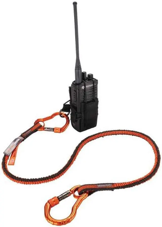 Alt view image 6 of 7 - ERGODYNE 3772L Radio Holster Trap, Black, L