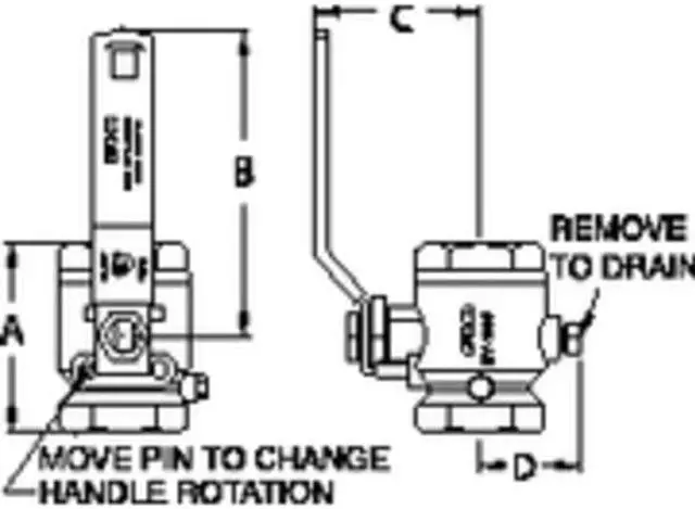 Alt view image 2 of 2 - GROCO IBV-2500 BSPP 2-1/2" Bronze Full Flow In-Line Ball Valve