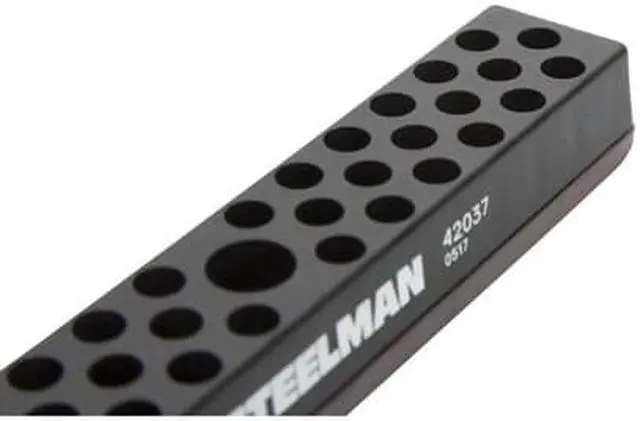 Alt view image 3 of 3 - STEELMAN 42037 1/4" Hex Magnetic Bit Organizer