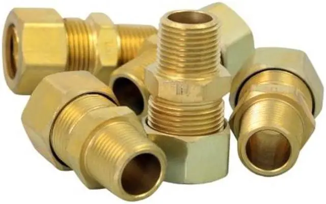 Alt view image 3 of 7 - EVERFLOW C68R-7812-NL 7/8" O.D. COMP x 1/2" MIP Reducing Adapter Pipe Fitting,