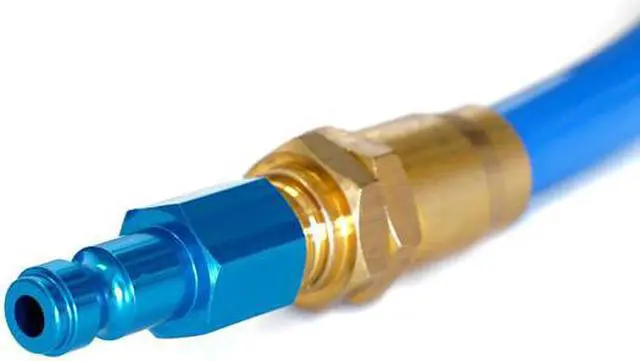 Alt view image 4 of 5 - STEELMAN 50049-WMQ-IND 25-Foot Straight Air Hose with Reusable Quick Disconnect