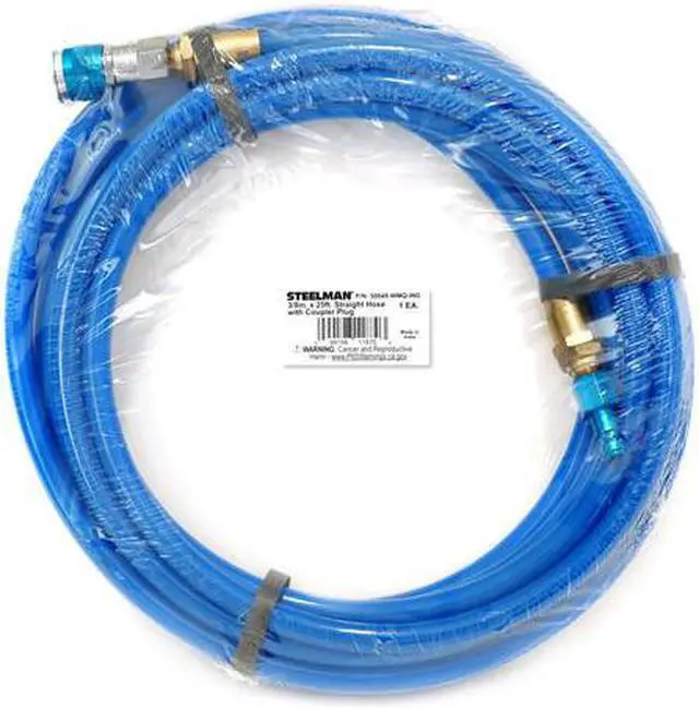 Alt view image 3 of 5 - STEELMAN 50049-WMQ-IND 25-Foot Straight Air Hose with Reusable Quick Disconnect