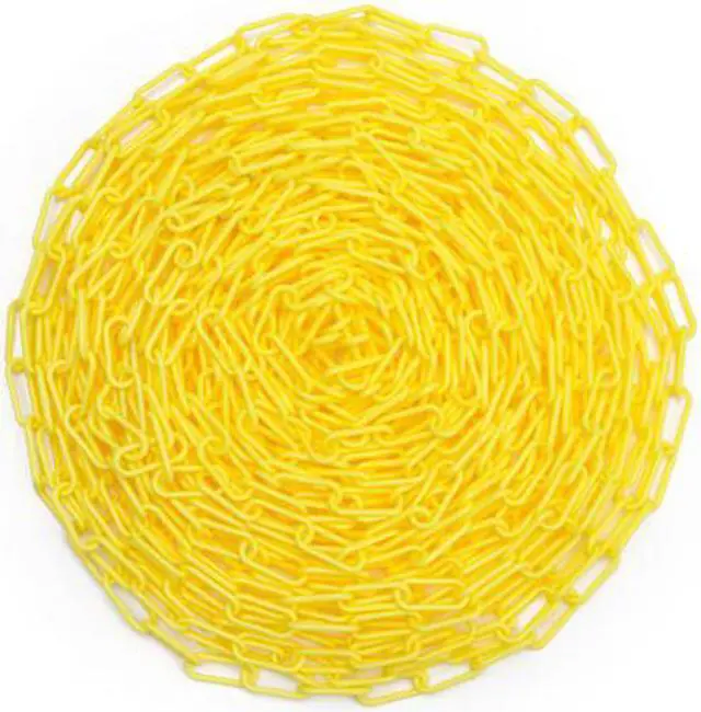 Alt view image 4 of 4 - STEELMAN 61074 200-Foot Yellow Plastic Safety Chain