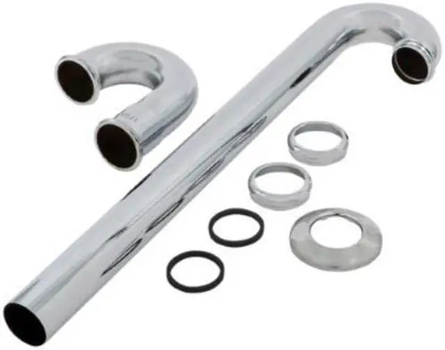 Alt view image 4 of 7 - EVERFLOW 12912 S-Trap with Flange for Tubular Drain Applications, 22GA Chrome