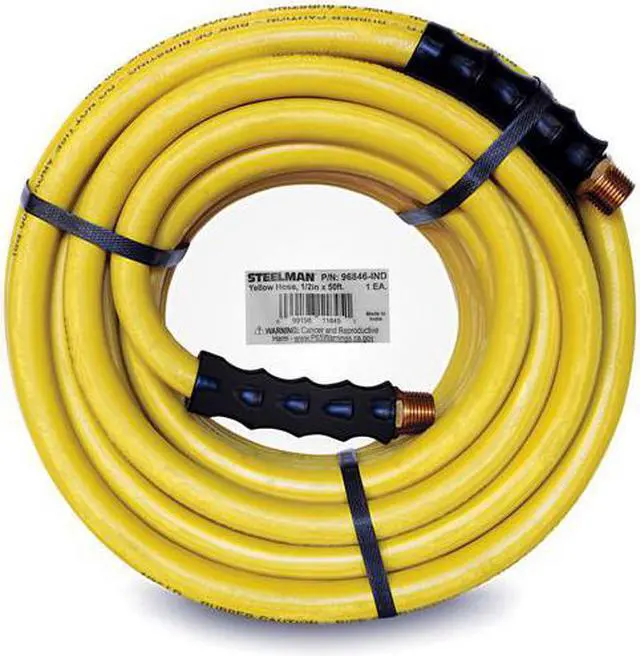 Alt view image 2 of 4 - STEELMAN 96846-IND 50-Foot Long Yellow Rubber 1/2" ID Hose