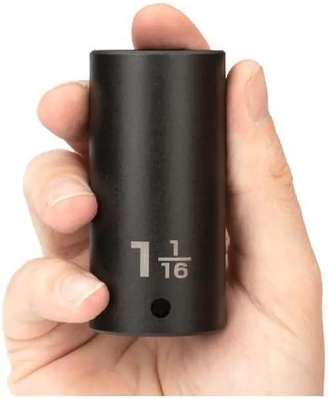 Alt view image 3 of 3 - TEKTON SID23027 1/2 Inch Drive x 1-1/16 Inch Deep 6-Point Impact Socket