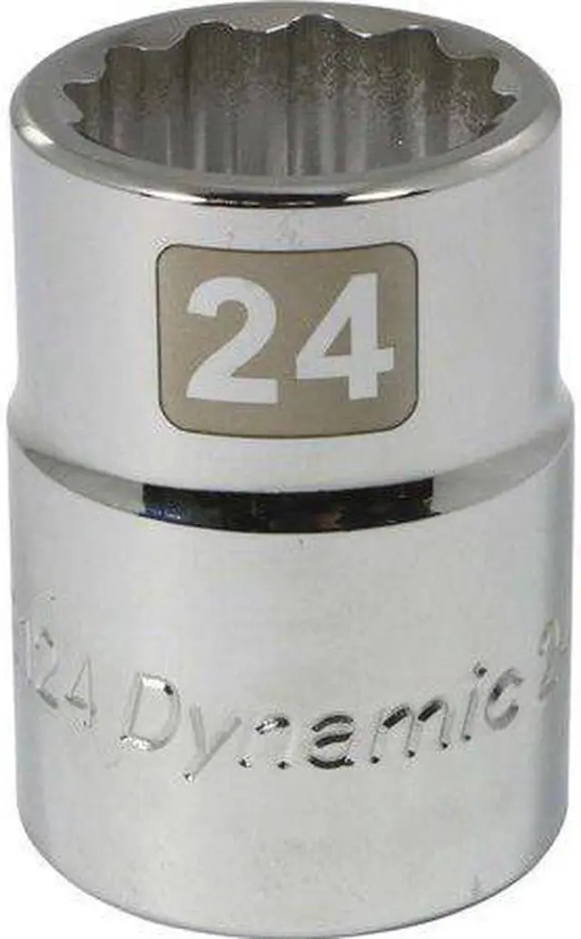 Main image of DYNAMIC D022124 3/4" Drive, 24mm Metric Socket, 12 Points