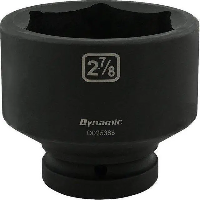 Alt view image 2 of 7 - DYNAMIC D025386 1" Drive Standard Socket, Black Phosphate, Tools 2-7/8" X 1"