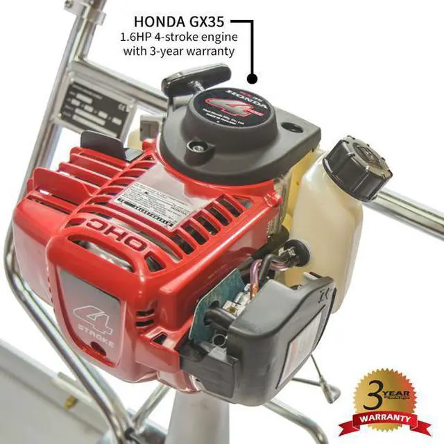 Alt view image 3 of 4 - TOMAHAWK POWER TVSA-H + TSB4-P Honda Concrete Power Screed 1.8 HP, 4ft