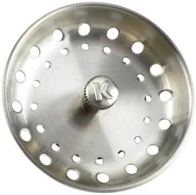 Alt view image 5 of 7 - KEENEY MFG K5435DSBN Sink Strainer with Fixed Post Basket, Brushed Nickel