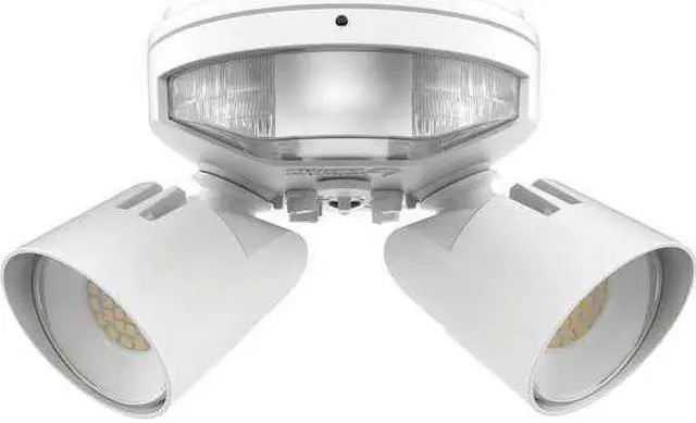 Alt view image 3 of 3 - LITHONIA LIGHTING HGX LED 2RH ALO SWW2 120 PIR WH M2 Security Floodlight
