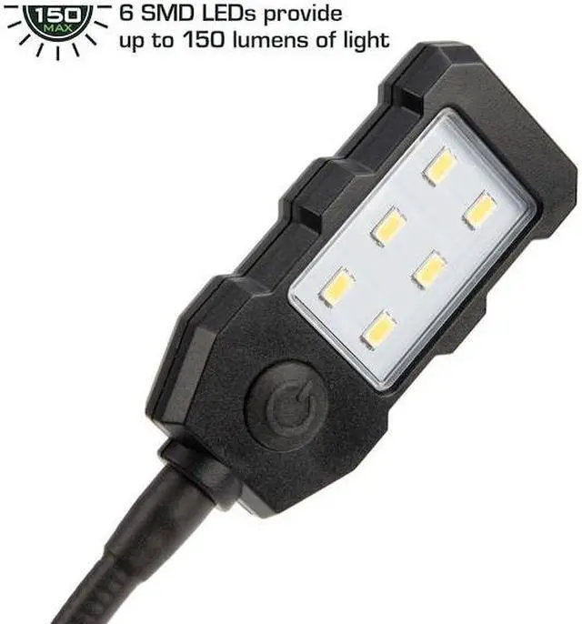 Alt view image 4 of 8 - ILLUMINATOR 93119 150-Lumen Rechargeable 3-In-One Magnetic Flex-Shaft LED
