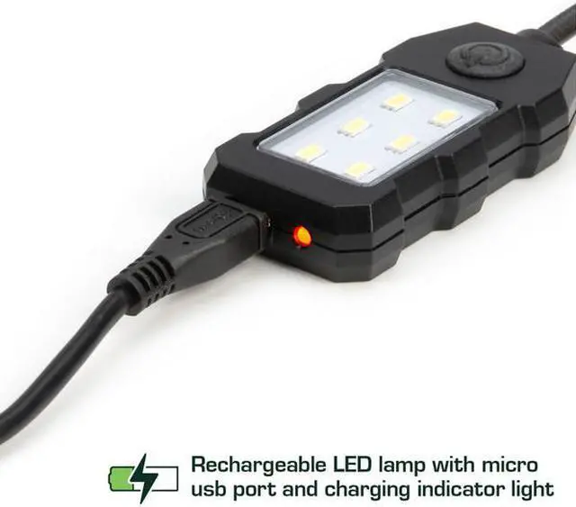 Alt view image 3 of 8 - ILLUMINATOR 93119 150-Lumen Rechargeable 3-In-One Magnetic Flex-Shaft LED