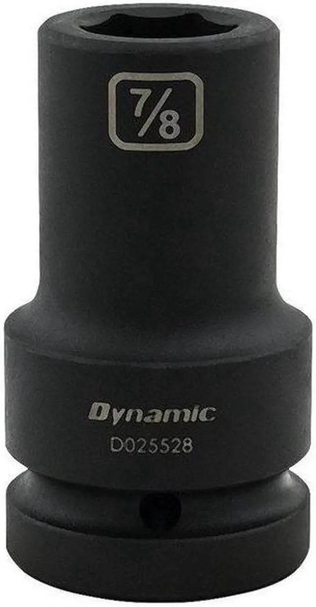 Alt view image 2 of 7 - DYNAMIC D025528 1" Drive Deep Socket, Black Phosphate, Tools 7/8" X 1" Drive, 6