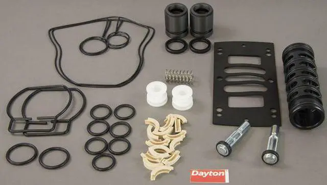 Alt view image 2 of 2 - DAYTON 22A618 Pump Repair Kit,Buna N,Air,1 In.