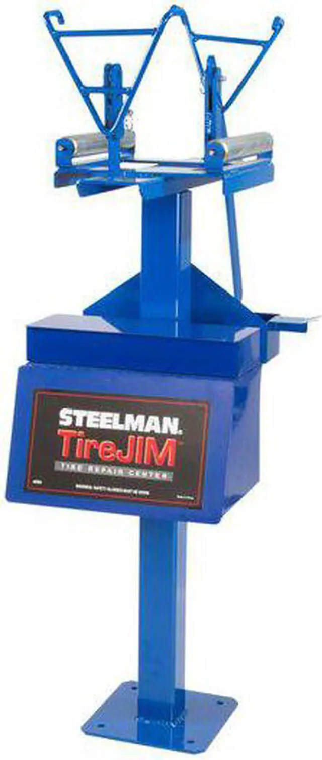 Alt view image 2 of 4 - STEELMAN 97743 Tire Jim,Roller Head Assembly,Blue